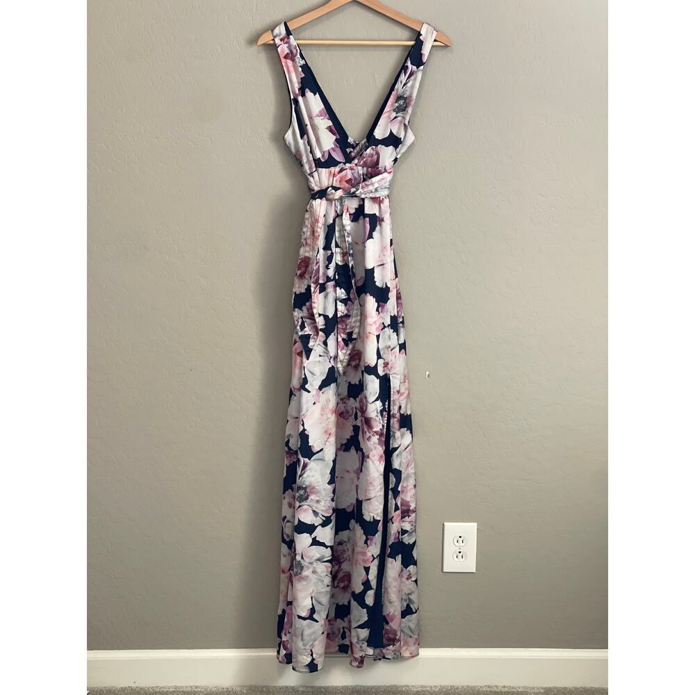 Cynthia Rowley Rent the Runway Rose Floral Aurora Maxi dress - 4 - Picture 5 of 6